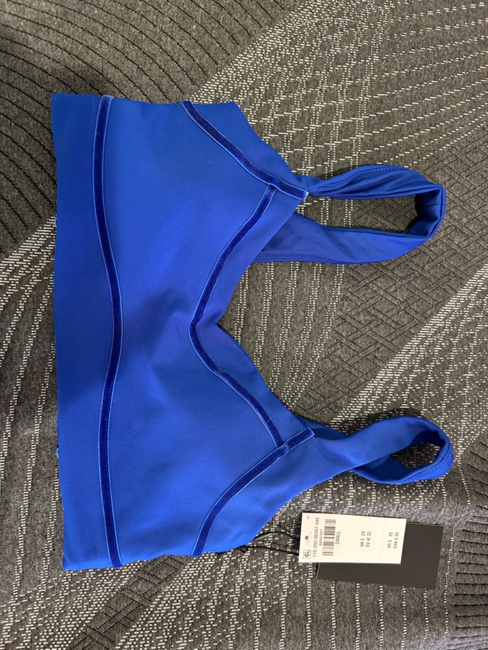 YPB sculptLUX By Abercrombie Performance Sports Bra - Deep Blue